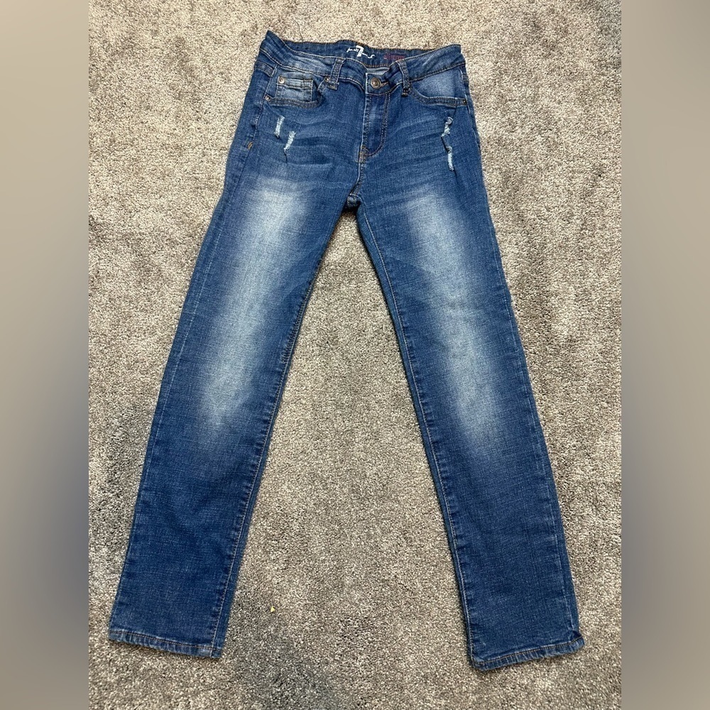 Girls 7 for all mankind jeans slimmy 10